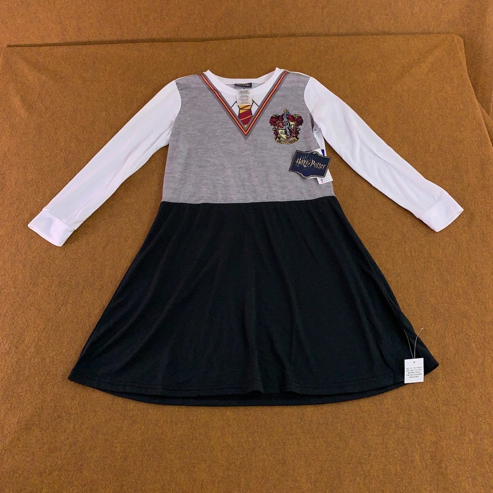 Pjammy Harry Potter Girls Size 16 Gryffindor Faux Uniform Graphic Nightgown NWT